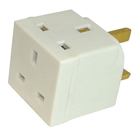 3 Way Switched Surge Protected 13a Adaptor 3 Gang Uk Mains Plug In