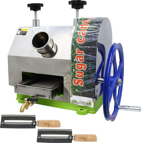 Amazon BREVELTION Manual Sugar Cane Juice Machine 3 Rolls