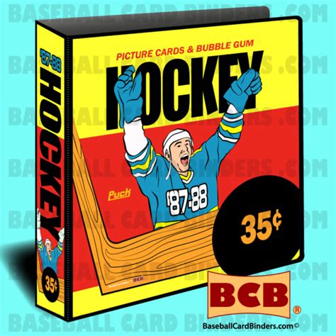 Topps Style Hockey Card Album Binder Baseballcard Binders