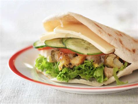 Chicken Stuffed Pita Pockets