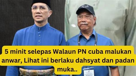 WALAUN CUBA KENAKAN PM ANWAR TAPI KENA BALUN KAW KAW SAMPAI TERLENTANG