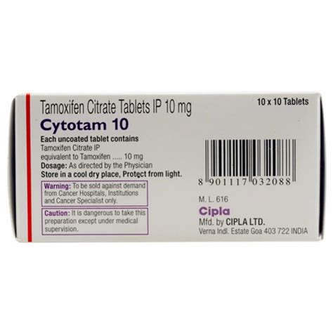 Mg Tamoxifen Citrate Tablets Ip At Rs Box Tamoxifen Citrate