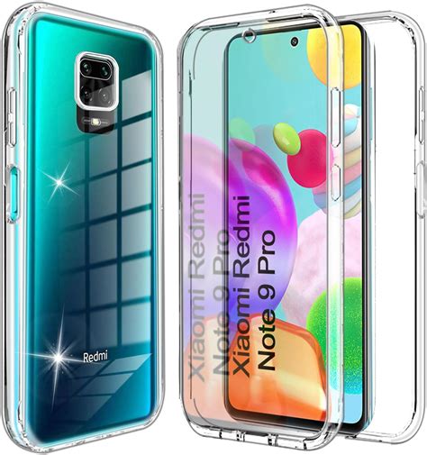 Coque pour Redmi Note 9 Pro Antichoc Housse Coque avec Protège écran