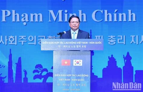 Premier Vietnamita Asiste Al Foro De Cooperaci N Laboral Vietnam