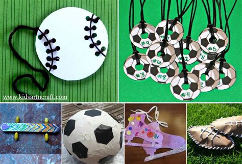 24 Sports Themed Crafts for Kids - Kids Art & Craft