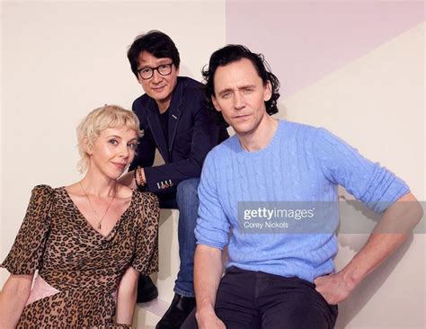 Sophia Di Martino Ke Huy Quan And Tom Hiddleston At The Imdb Official