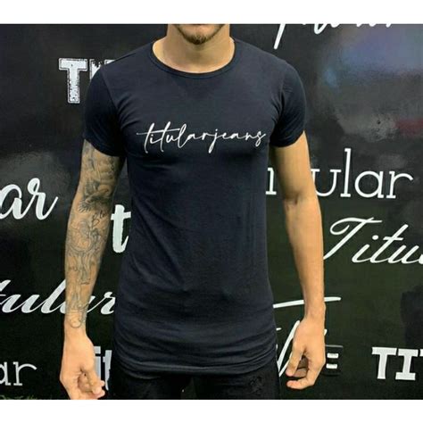 Camisa Masculina Da Marca Titular Jeans Original Shopee Brasil