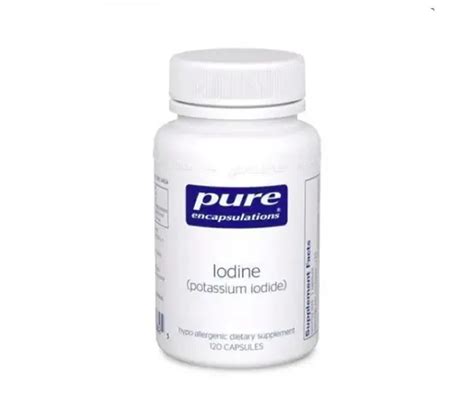 Купить Йод (Йодид калия) Pure Encapsulations (Iodine potassium iodide ...