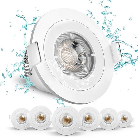 Spot Led Encastrable Extra Plat Ip65 étanche Orein 4 5w Spots De