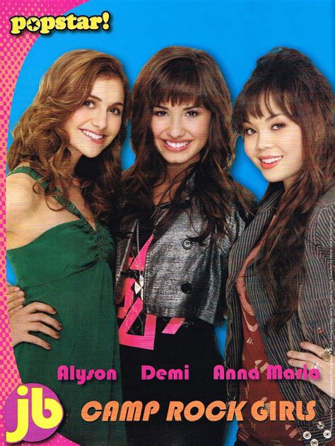 Love Health Alyson Stoner Demi Lovato And Anna Maria Camp Rock 11 X 8 Pinup Poster