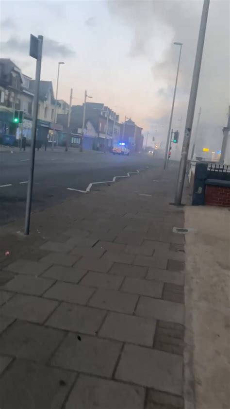 Firefighters Battling Huge Blaze In Blackpool LancsLive