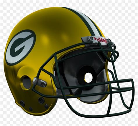 Green Bay Packers - Football Helmet, HD Png Download - 808x691(#3246936 ...