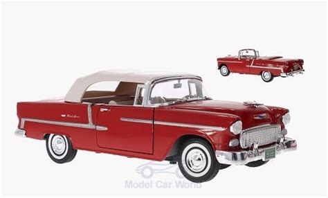 Diecast Model Cars Chevrolet Bel Air 118 Highway 61 Red 1957