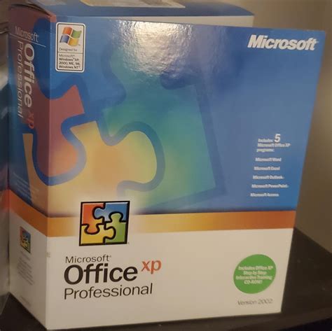 I Finally Got My First Piece Of Windows Software Office Xp R Windows