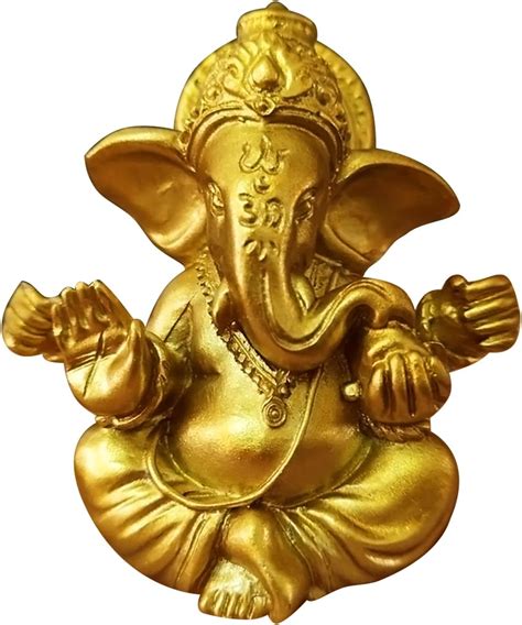 Amazon De Otkarxus Hindu Goldene Lord Ganesha Statuen X Mini