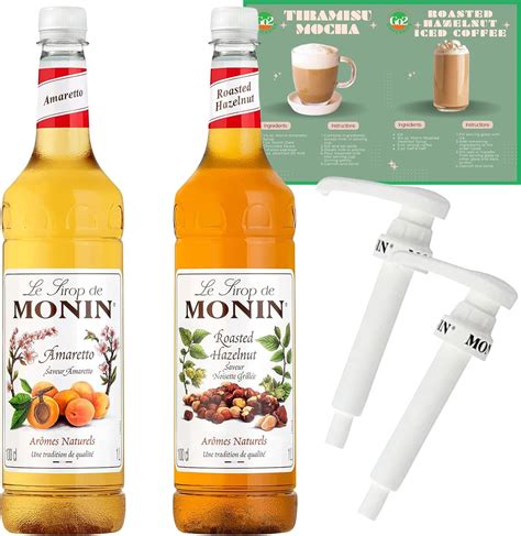 Go2 Groceries Bundle Monin Premium Flavoured Coffee Syrups 2 X 1 L