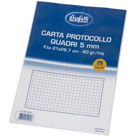 Fogli Protocollo A G Fogli Rigatura Q Quadretto Elementari