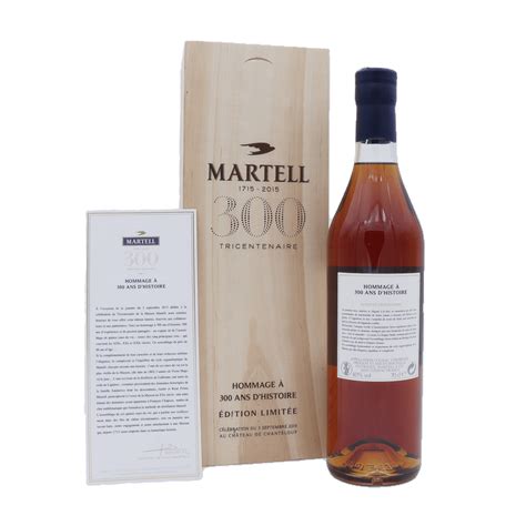 Cognac Martell Hommage 300 Ans Rare And Ancient Cognac