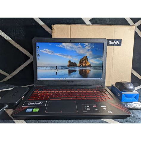 Jual Laptop Gaming Design Asus Tuf Fx504ge Core I7 8750h Ssd Nvidia Gtx 1050 Ti Murah Shopee