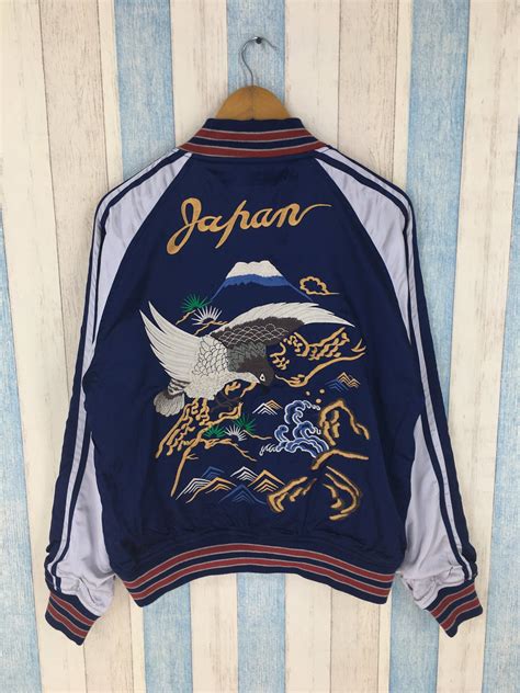 Sukajan Eagles Japan Souvenir Jacket Medium Vintage S Sukajan Wagara