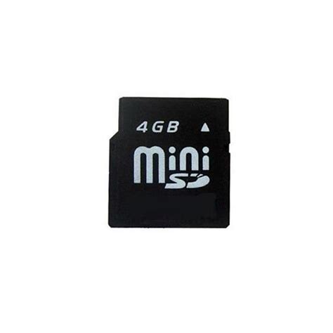 Mini Secure Digital Memory Card Capacity 4GB Mini SD Card 4GB