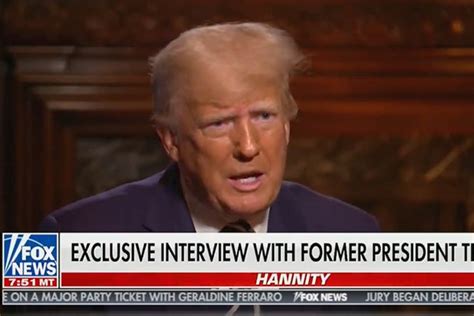 Trump Repeatedly Ducks Hannity S Question About Running For President