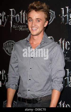 Tom Felton Who Plays Draco Malfoy In The Harry Potter Movies Attends A