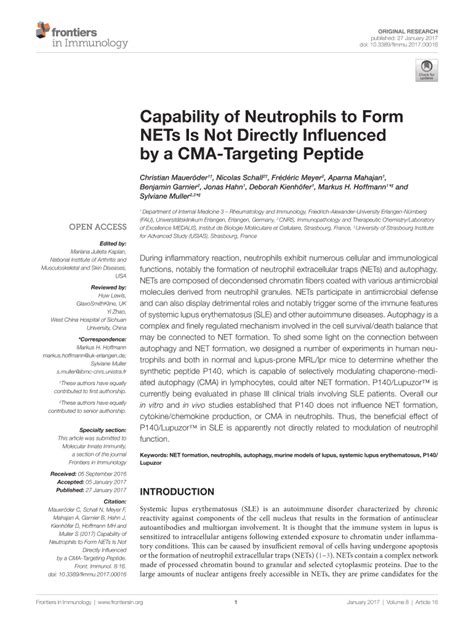 Fillable Online Opus Kobv Capability Of Neutrophils To Form Nets Is