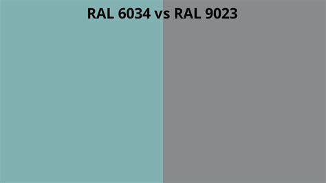 Ral 6034 Vs 9023 Ral Colour Chart Uk