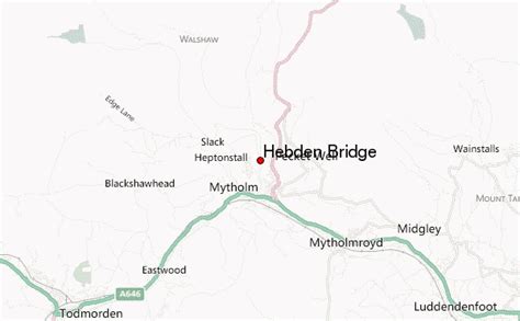 Hebden Bridge Uk Map