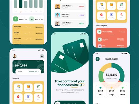 Finance Service Mobile App Design