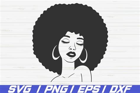 Black Woman Svg Afro Lady Svg Cut File 2494385