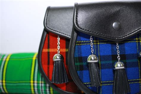 Matching Tartan Sporran Kilt Shop Tartan Scottish Kilts