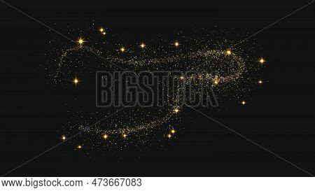 Gold Glittering Vector Photo Free Trial Bigstock