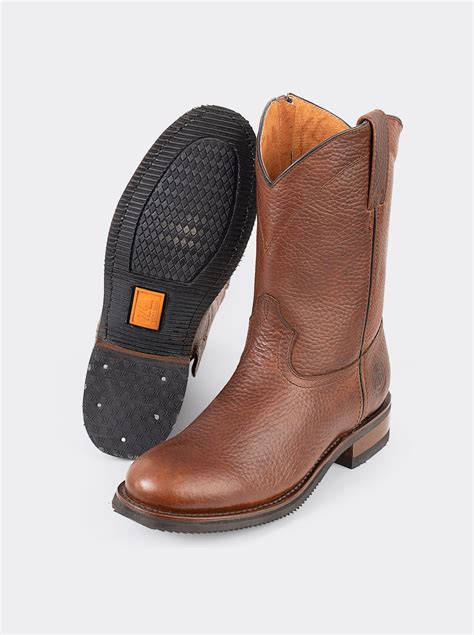 Bota Roper Con Cierre Bull Fight Ocre Estilo 1677 Siete Leguas