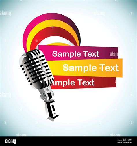 Abstract Vector Mic Background Illustration Stock Vector Image And Art