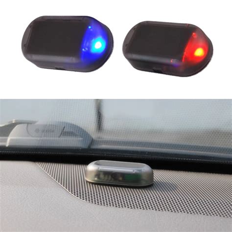 1pcs Universal Car Led Light Security System Warning Theft Flash