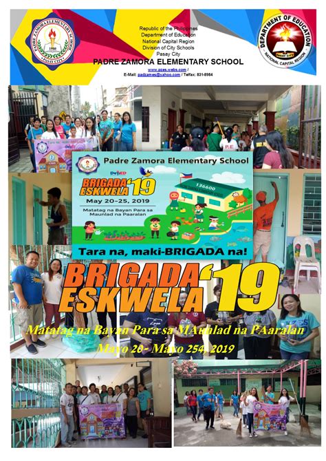 Brigada Eskwela 2019 Padre Zamora Es