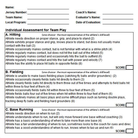 Free Skills Assessment Template - Printable Templates: Your Go-To ...