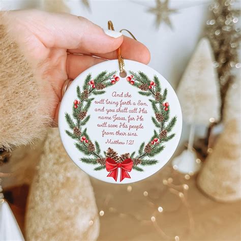 Scripture Ornaments Etsy