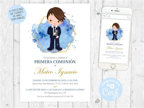 Cantina Em Forma Piedosos Invitaciones De Primera Comunion Gratis Para