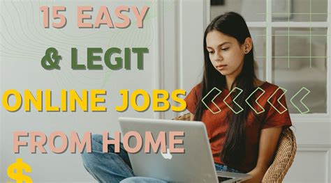 Easy Legit Online Jobs From Home That Pay Me Per Month