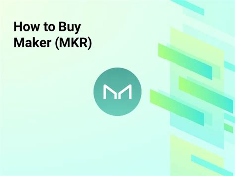 How To Buy Maker MKR Guide CoinStats Blog