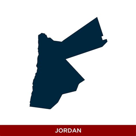 Jordanien Landkarten Symbol Vektor Design Vorlage Premium Vektor