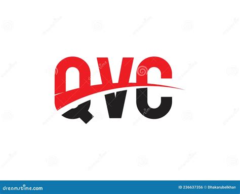 QVC Letter Initial Logo Design Vector Illustration Stock Vector ...