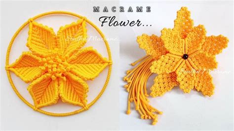 Diy Como Hacer Una Flor En Macrame Paso A Paso Diy Macrame Flower