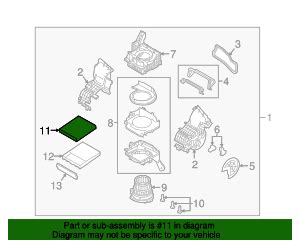 2016 2023 Mazda CX 9 Cabin Air Filter TK48 61 J6X OEM Parts Online