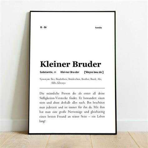 Deko Bilder Drucke Online Kaufen Ebay Bruder Geburtstag