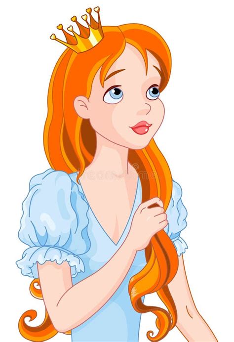 Red Haired Princess Stock Vector Illustration Of Artwork 80238134