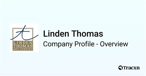 Linden Thomas Company Profile Tracxn